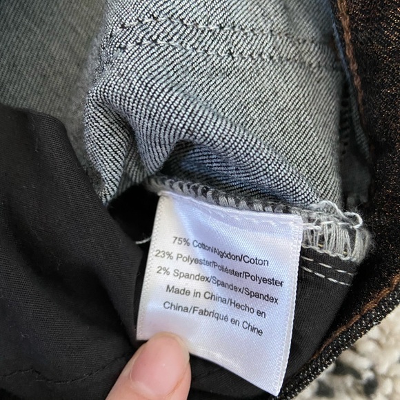 NWT ModCloth Metal Dipped and Dapper Copper Metallic Brown Jeans - Picture 9 of 11